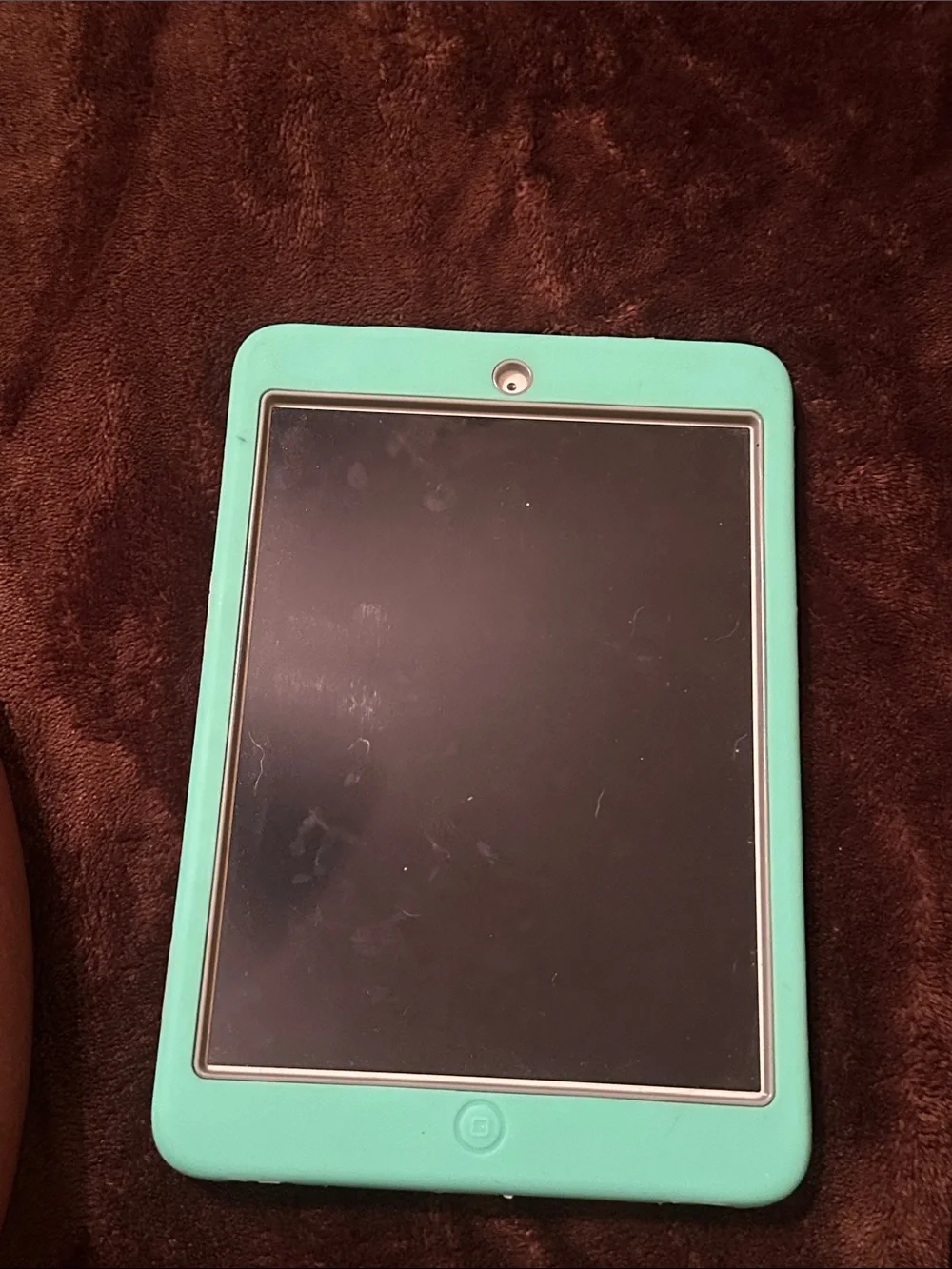Ipad Mini 2 with Teal Protective Case